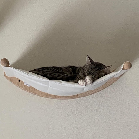Pet Solid Wood Cat Wall Hanging Scratching Frame