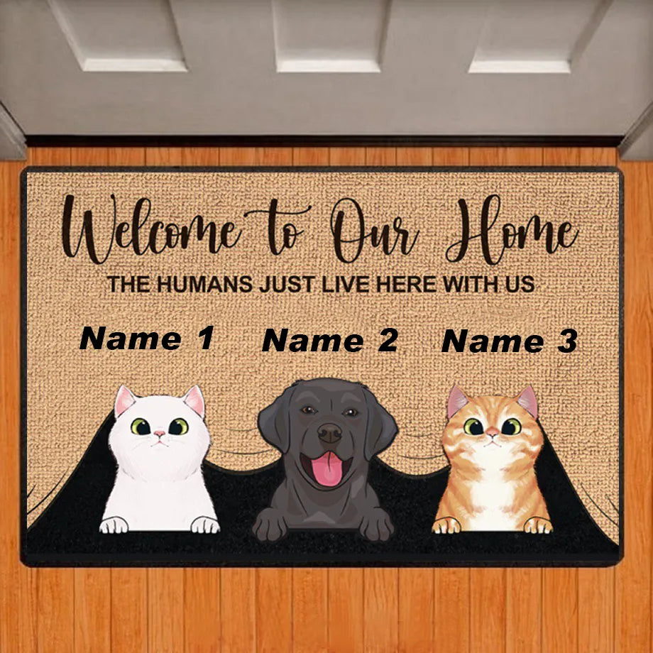 Personalized Initials Welcome to Our Home Doormat – Urban Owl