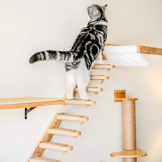 Cat Scratching Climbing Post Wall-mounted Furniture