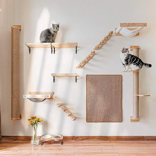 Cat Climbing Shelf Wall Mounted Pet Furniture